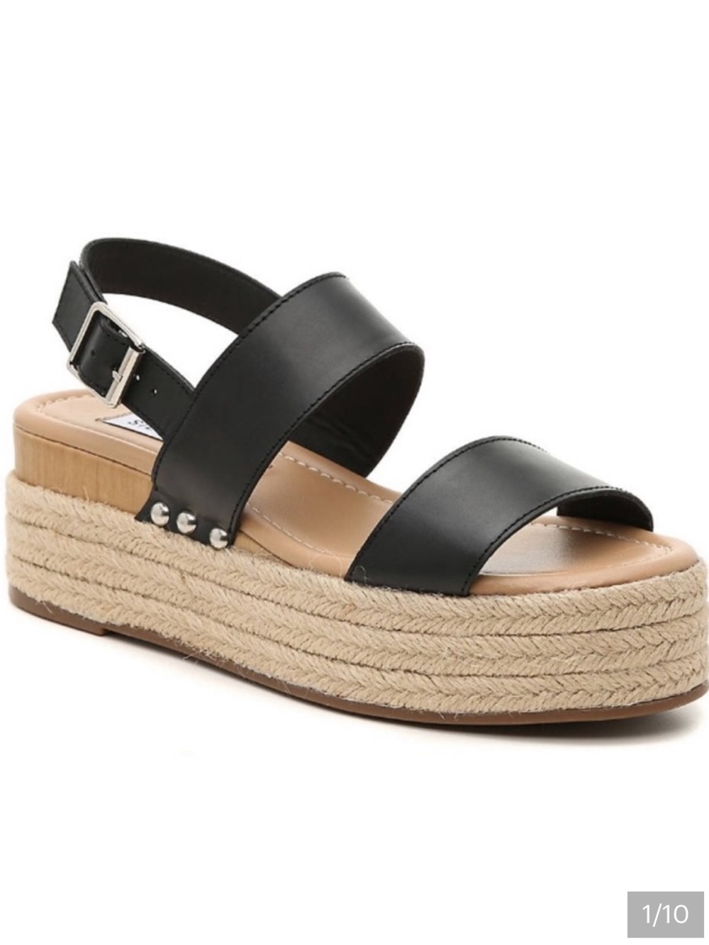 Steve Madden Fifer Platform Espadrilles Sandals